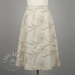 Viskos med lin Desert flowers design C