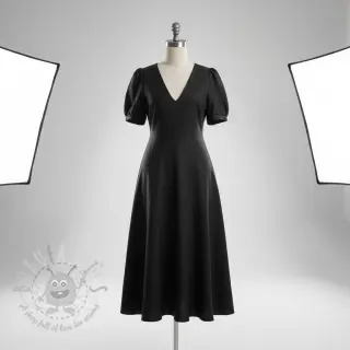 Viskos med lin PREMIUM black