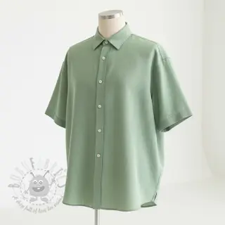 Viskóza s ľanom PREMIUM old green