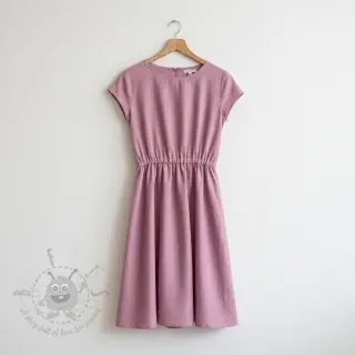 Viskos med lin PREMIUM old pink