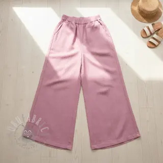 Viskos med lin PREMIUM old pink