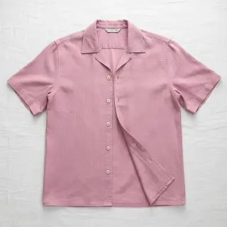 Viskóza s ľanom PREMIUM old pink