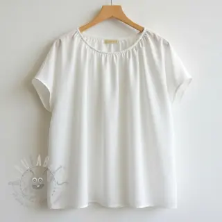 Viskos med lin PREMIUM off white
