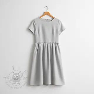 Viskos med lin PREMIUM light grey