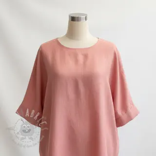 Viskos med lin PREMIUM coral