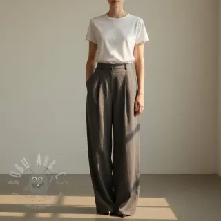 Viskos med lin PREMIUM grey