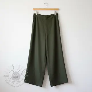 Viskos med lin PREMIUM army