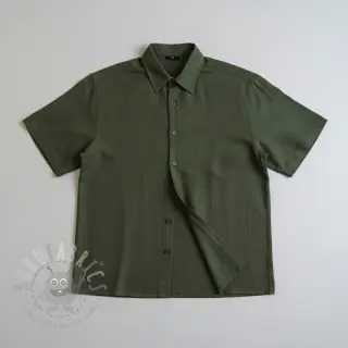 Viskos med lin PREMIUM army