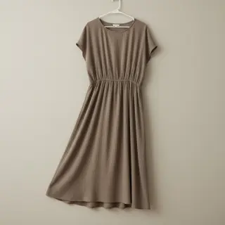 Viskóza s ľanom CRINCLE taupe