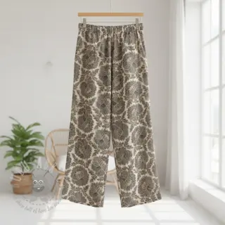Viskos med lin Lizzy flowy grey