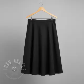 Viskos med lin CRINCLE black