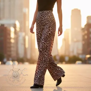 Viskos SATIN Animal skin digital print