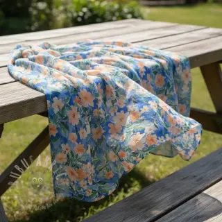 Viskos RADIANCE Flower Jane digital print
