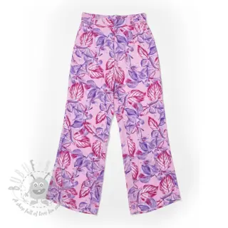 Viskos RADIANCE Anabella leaves pink digital print