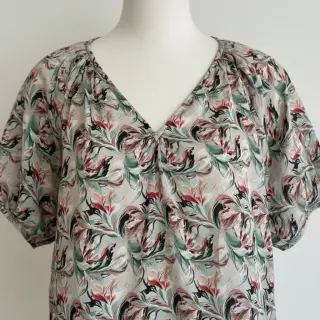 Viskóza RAYON POPLIN Diverse graphics design E digital print