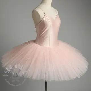 Tyll till TUTU-kjol ROYAL MULTI FOIL rose
