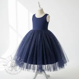 Tyll till TUTU-kjol ROYAL MULTI FOIL navy