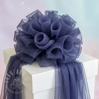 Tyll till TUTU-kjol ROYAL MULTI FOIL navy