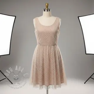 Tyll till TUTU-kjol SPOT light salmon