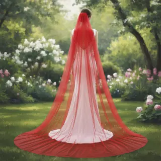 Tyl na TUTU red 160 cm