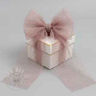 Tyll till TUTU-kjol ROYAL SPARKLE old blush gold