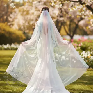 Tyll till TUTU-kjol ROYAL Rainbow soft multicolor