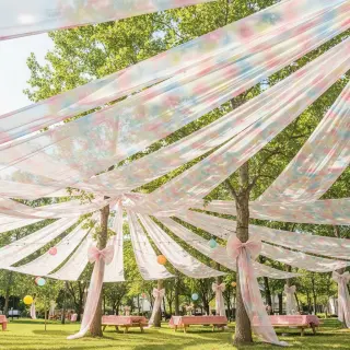 Tyl na TUTU Rainbow design H