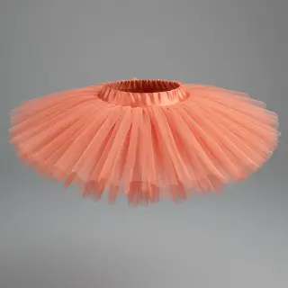 Tyl na TUTU salmon 160 cm
