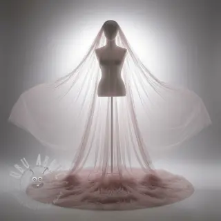 Tyll till TUTU-kjol old lila 160 cm