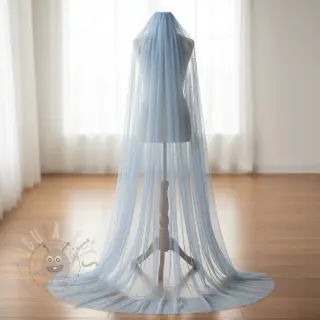 Tyll till TUTU-kjol baby blue 160 cm