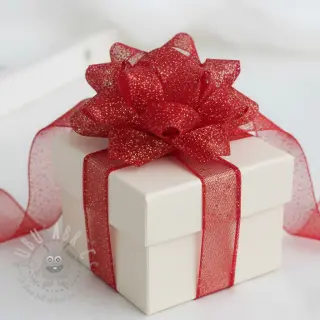 Tyll till TUTU-kjol ROYAL SPARKLE red silver