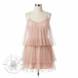 Tyll till TUTU-kjol ROYAL SPARKLE rose gold