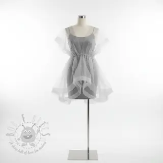 Tyll till TUTU-kjol ROYAL SPARKLE grey silver