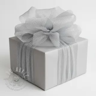 Tyll till TUTU-kjol ROYAL SPARKLE grey silver