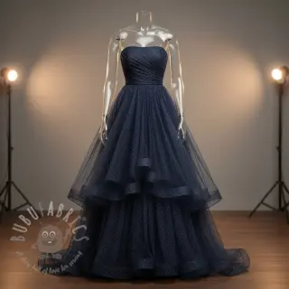 Tyll till TUTU-kjol ROYAL SPARKLE navy silver