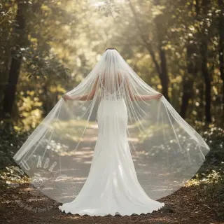 Tyll till TUTU-kjol off white 160 cm