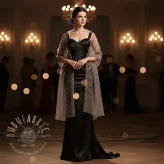 Tyll till TUTU-kjol SPOT dark taupe