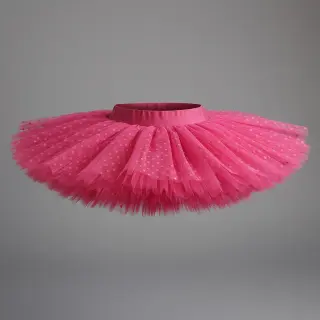 Tyl na TUTU SPOT fuchsia