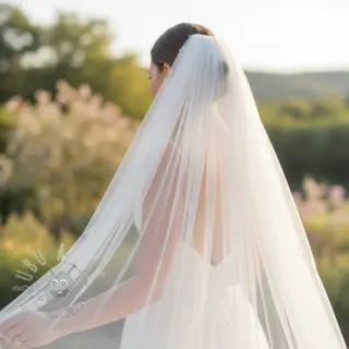 Tyll till TUTU-kjol white 160 cm
