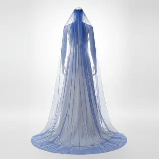 Tyl na TUTU cobalt 160 cm