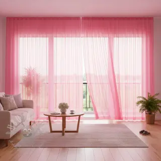 Tyll till TUTU-kjol fuchsia 160 cm
