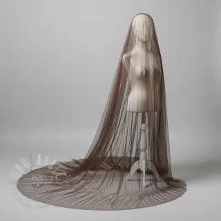 Tyll till TUTU-kjol chocolate 160 cm
