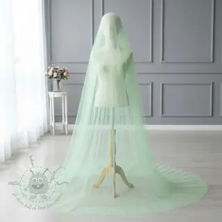 Tyll till TUTU-kjol light mint 160 cm