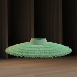 Tyl na TUTU mint 160 cm