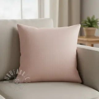 Lin med bomull Fishbone pink