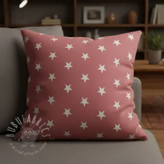 Bomullstyg Stars blush