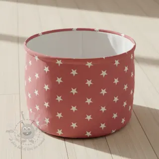 Bomullstyg Stars blush