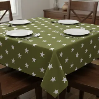 Bavlnená látka Stars green