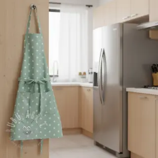 Bomullstyg Stars mint
