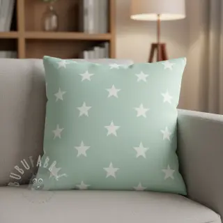 Bavlnená látka Stars mint